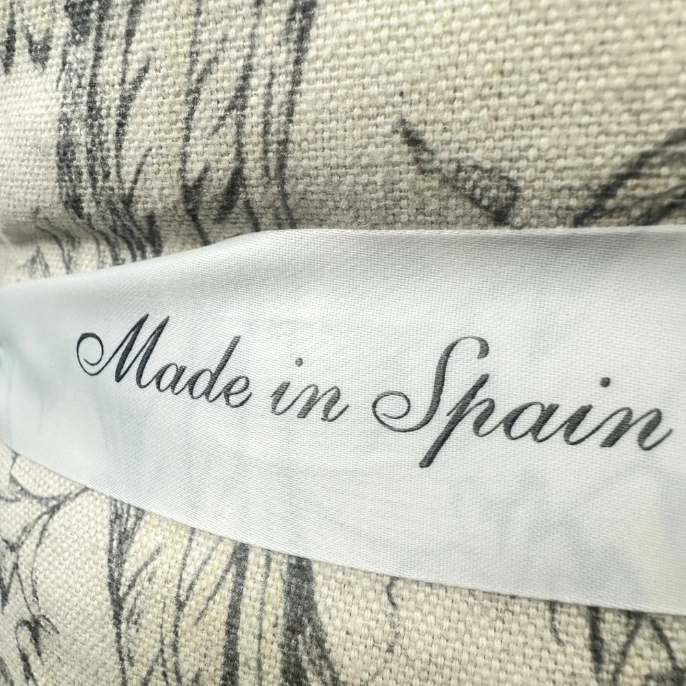 Castilla Textil 20x20 Linen Blend Throw Pillows 2 Pack Neutral